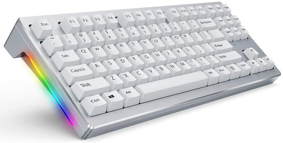 white gaming keyboards