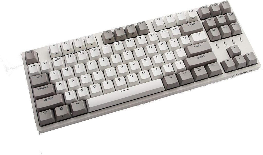 white gaming keyboard